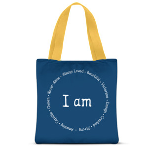 Tas Tote Fullprint TAS i am blessed