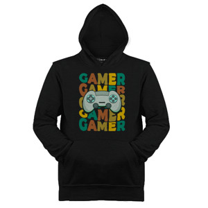 Jaket Hoodie Konsol Gim Controller Game