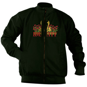 Jaket Bomber kaos identity rai
