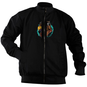 Jaket Bomber kepala elang
