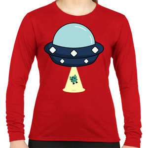 Kaos ufo dengan alien lucu