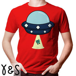 Kaos ufo dengan alien lucu