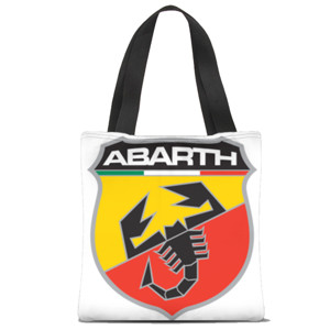 Tas Tote Fullprint Tote Bag Canvas - Fiat Abarth