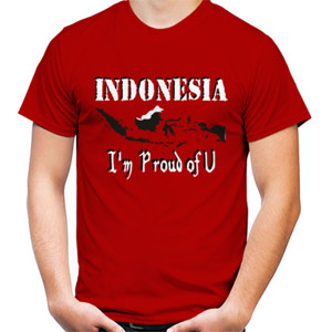 Kaos IndonesiaImProudofU-Map1
