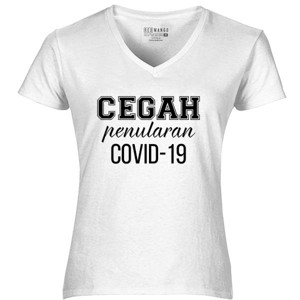Kaos U0008 - Cegah penularan Covid-19