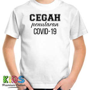 Kaos U0008 - Cegah penularan Covid-19