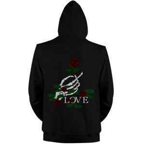 Jaket Hoodie LOVE IN ROSE