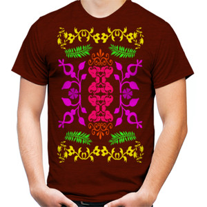 Kaos Batik Digital Motif Flora