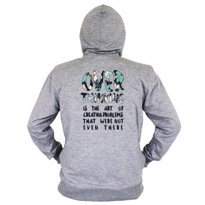 Hoodie Zipper Do Not Overthink