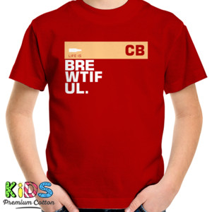 Kaos Brewtiful Beer Lover Funny Text