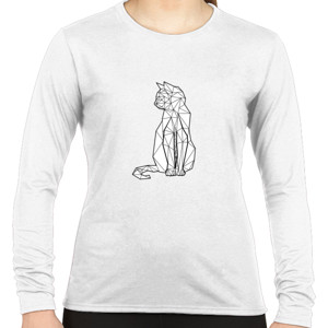 Kaos KUCING GEOMETRIC BY CUTEGIFT