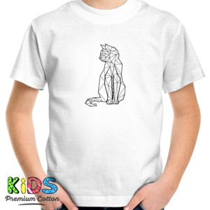 Kaos KUCING GEOMETRIC BY CUTEGIFT