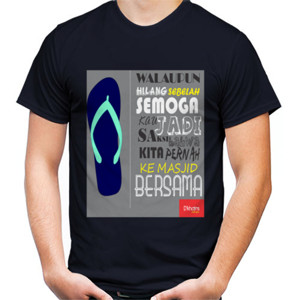 Kaos  Dkhairs (Sendal saksi bisu)