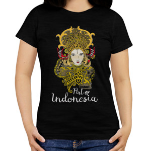 Kaos Art of indonesia hitam