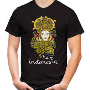 Kaos Art of indonesia hitam