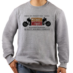 Jaket Sweater Custom Motor Vintage