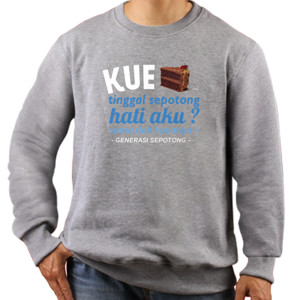 Jaket Sweater Kue Tinggal Sepotong