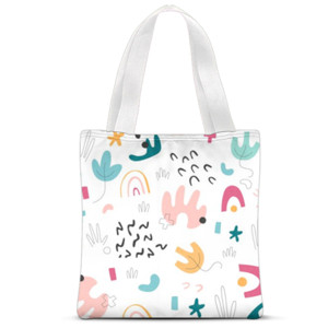 Tas Tote Fullprint Totebag DOODLE 03