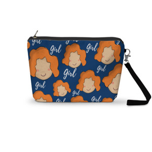 Pouch Trapesium Girl pattern