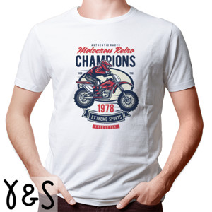 Kaos Motocross retro Champions t-shirt