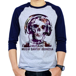 Kaos Raglan MUSIK SANTUY INDONESIA