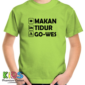 Kaos Kaos Pria Pencinta Sepeda Bahagia Tidur Gowes