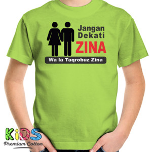 Kaos Jangan dekati Zina