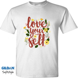 Kaos Gildan Soft Style Love Yourself