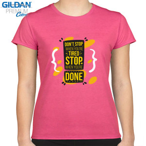 Kaos Dot Stop When Youre Tired, Stop When Youre Done