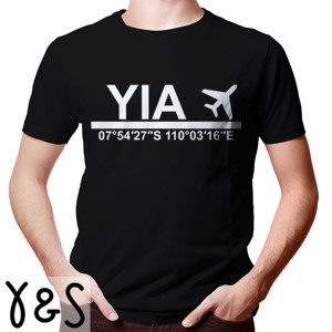 Kaos Kode IATA Bandara Internasional Yogyakarta YIA