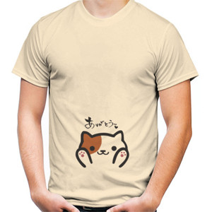 Kaos Arigatou Cat