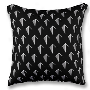 Bantal Arrows going up pattern (Dark) - Bantal kotak full