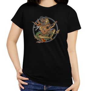 Kaos wayang melody 1 klasik black