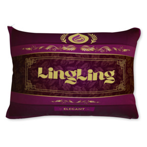 Bantal LINGLING - Bantal Sofa Elegan (Persegi Panjang)