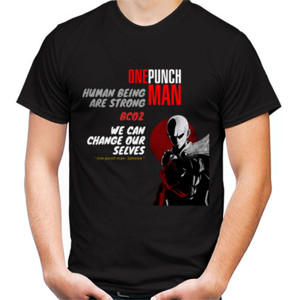 Kaos SKIN COLLECTOR : ANIME QUOTE ONE PUNCH - PRIA