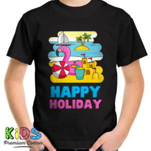 Kaos UAAA Kaos Anak Happy Holiday #1