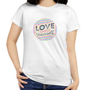 Kaos TShirt Kaos Wanita Love Yourself