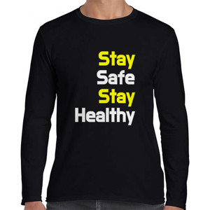Kaos Stay Safe Stay Heakthy