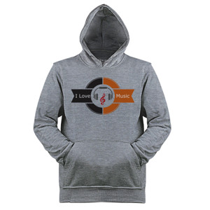 Jaket Hoodie DISTRO I LOVE MUSIC