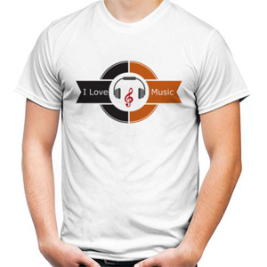 Kaos DISTRO I LOVE MUSIC