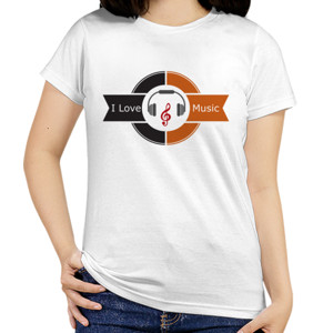 Kaos DISTRO I LOVE MUSIC