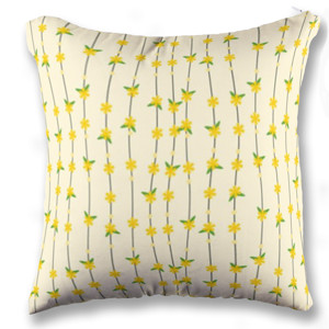 Bantal Yellow Flowers