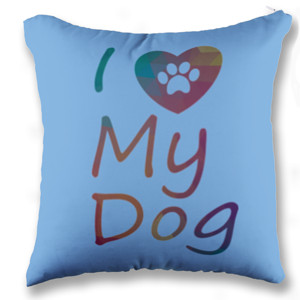 Bantal i love my dog