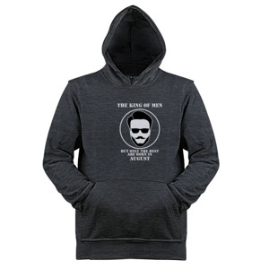 Jaket Hoodie King Of Men Born In August