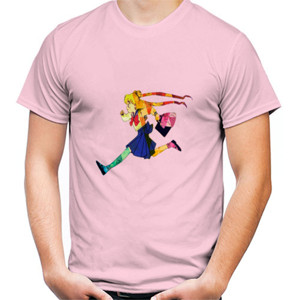 Kaos sailormoon run with shoppingbag