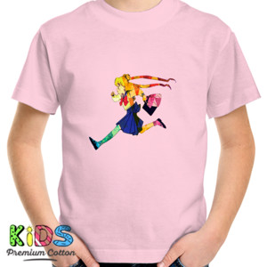 Kaos sailormoon run with shoppingbag