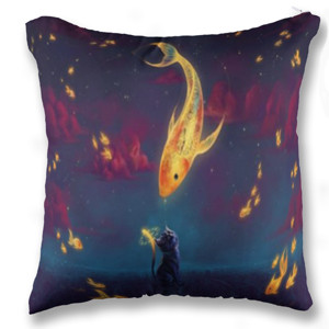 Bantal Kucing & Ikan