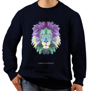 Jaket Sweater Triangle Lion