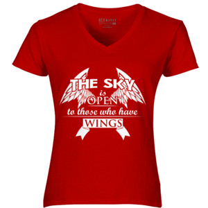Kaos Motivasi Q006 - The Sky Is Open