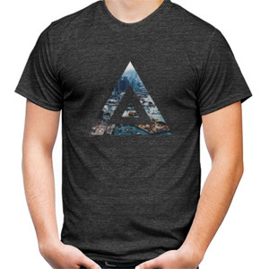 Kaos Kaos Pria Triangle Two Tone by Co_mbro